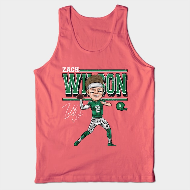 Zach Wilson New York J Cartoon Tank Top by MASTER_SHAOLIN